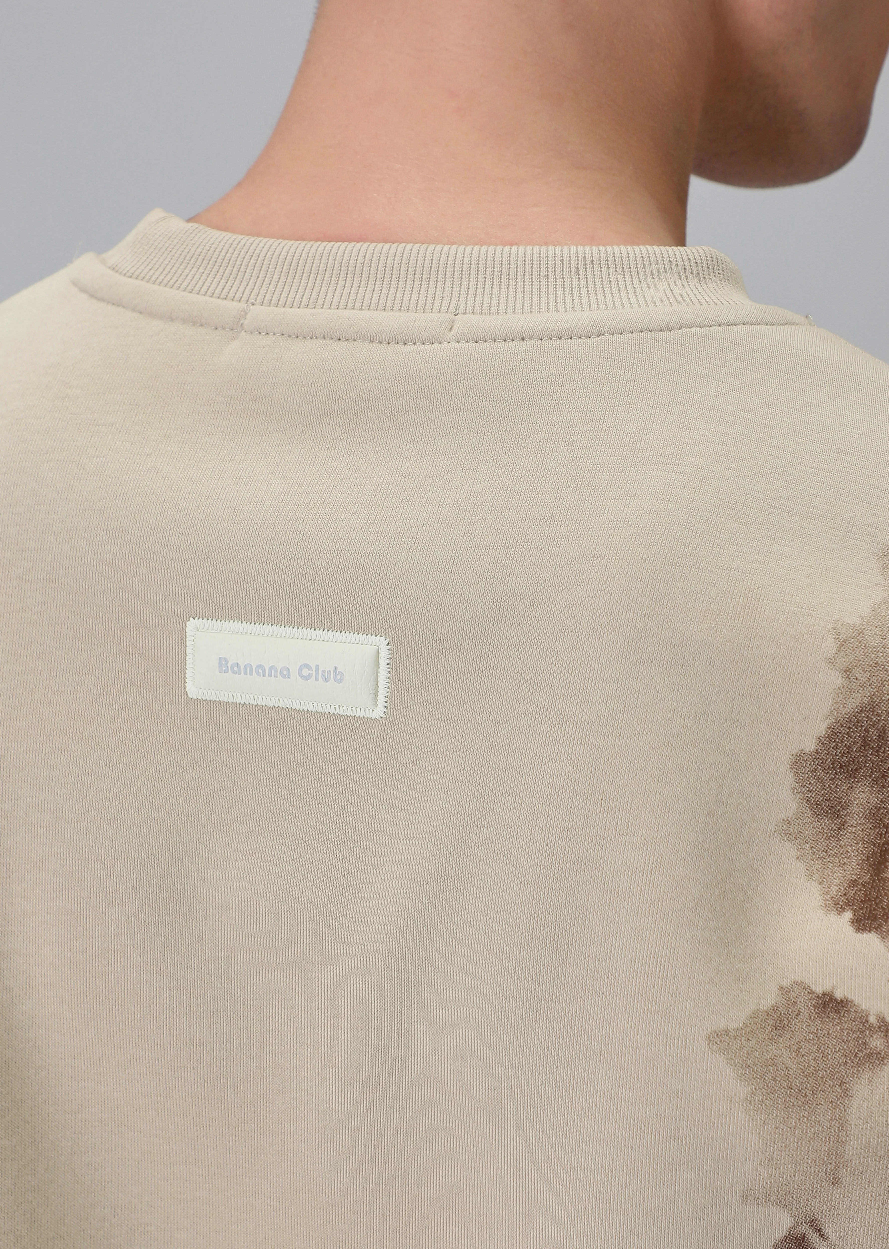 Waved Biege Sweatshirt - Image 5