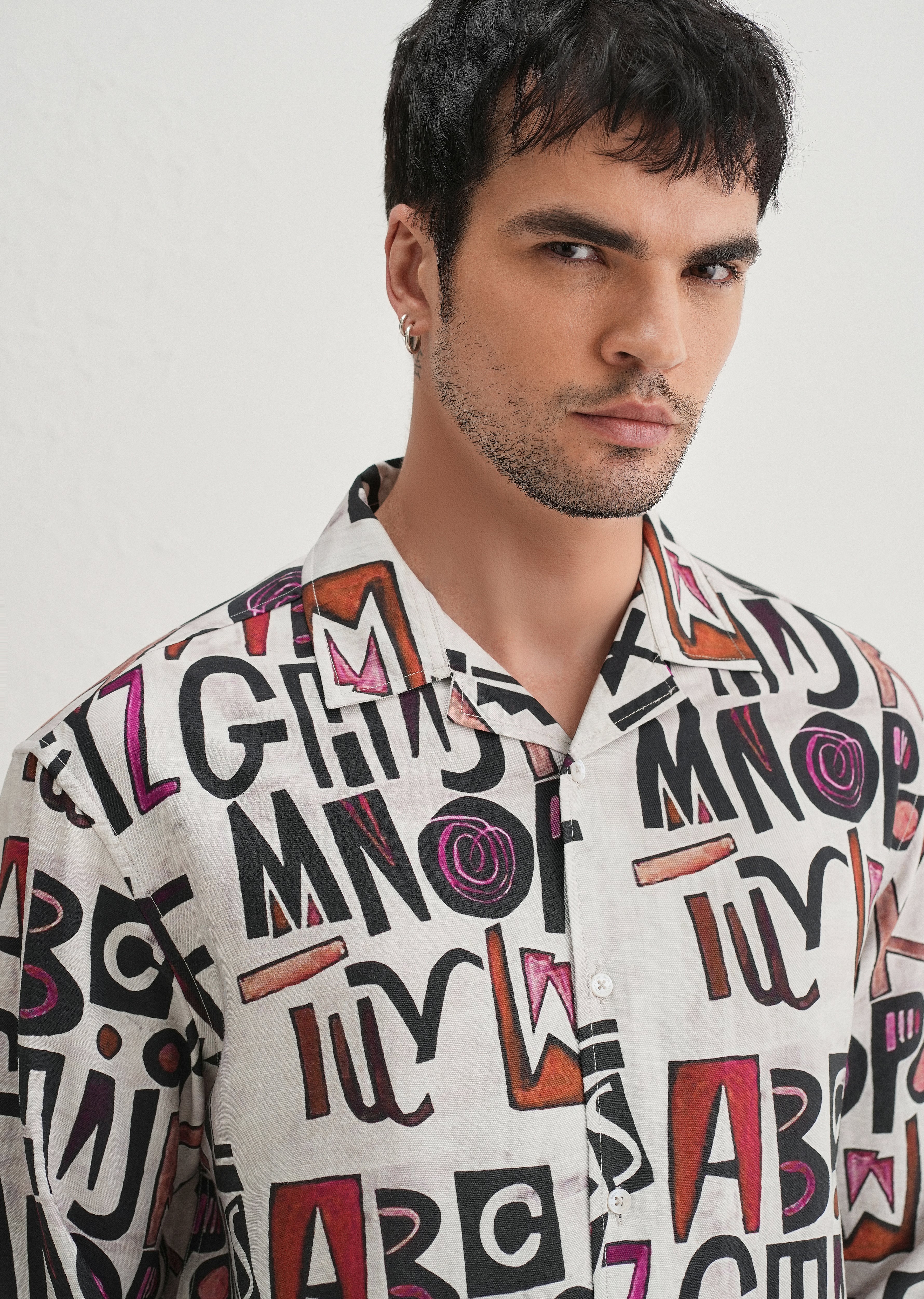 White Artform Typo Printed Shirt - Image 5