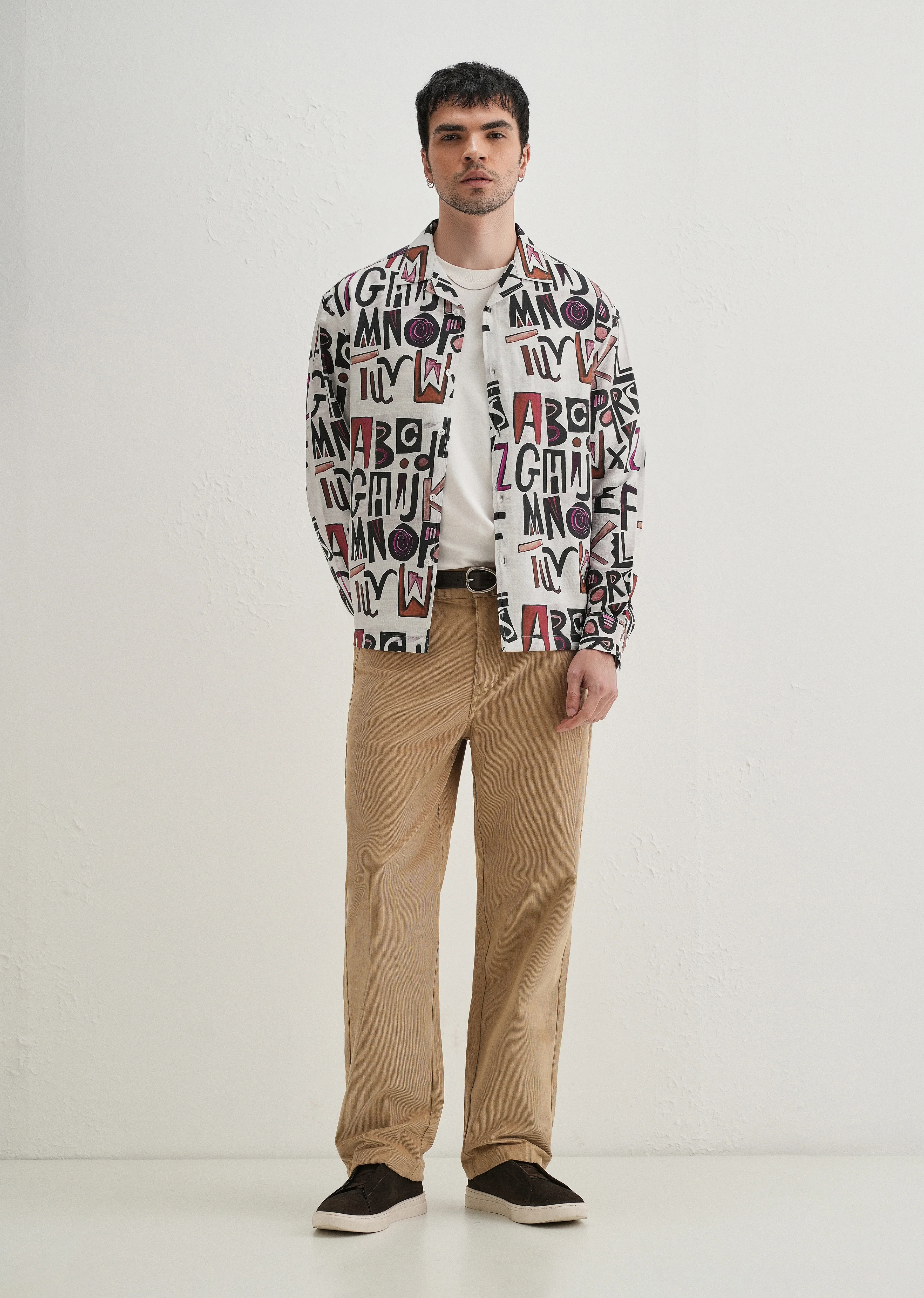 White Artform Typo Printed Shirt - Image 6