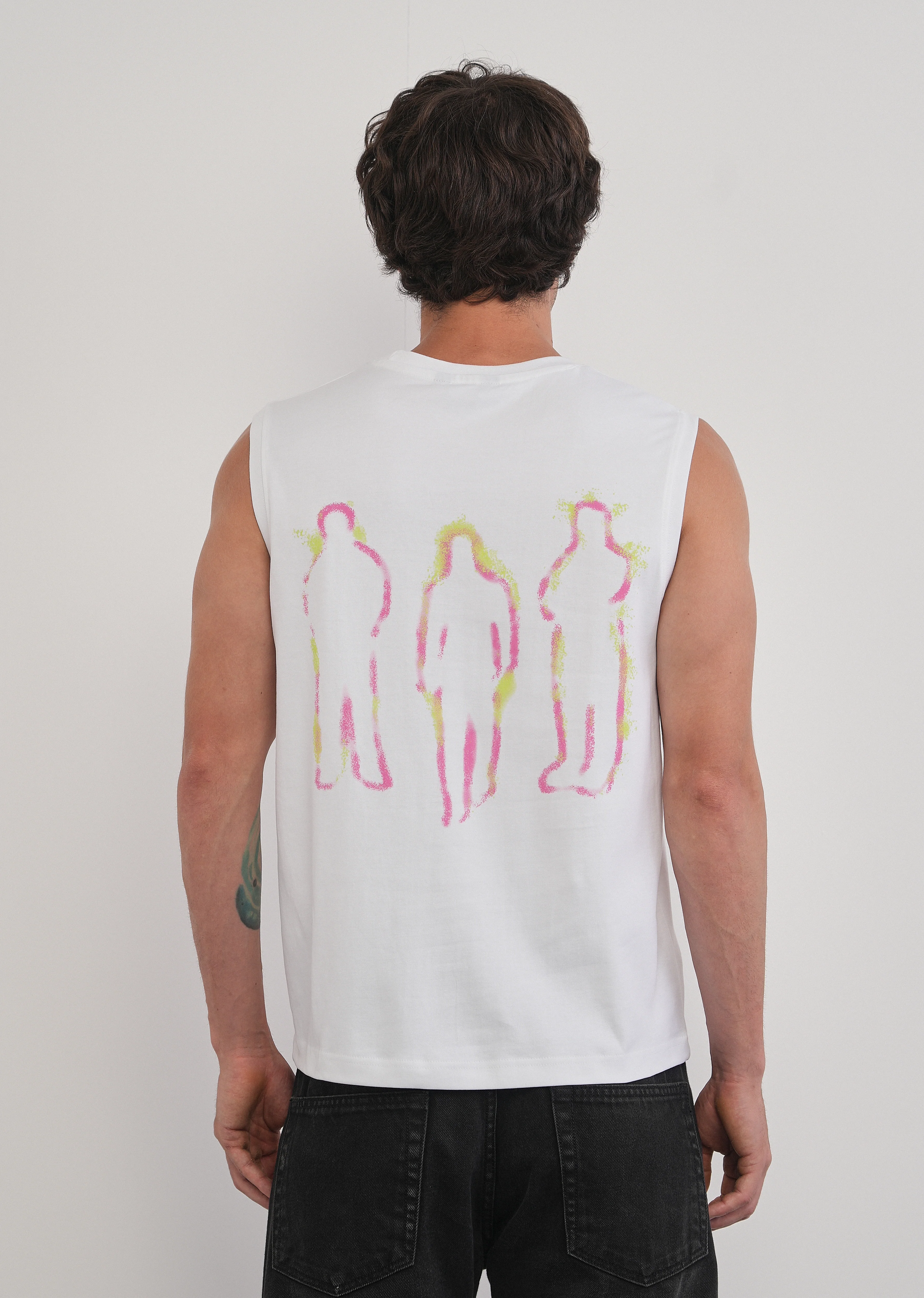 White Aura Flow Tank - Image 3