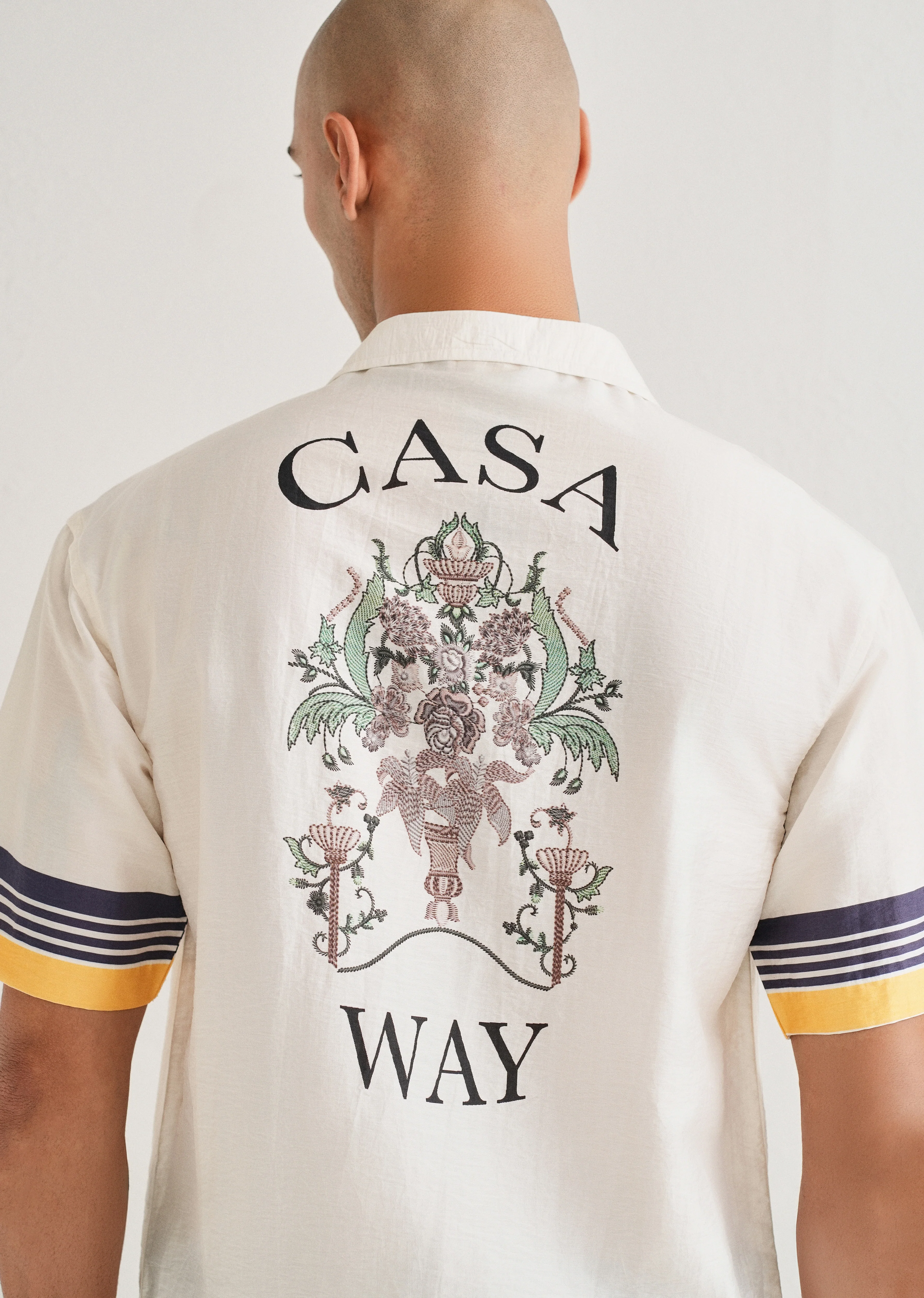 White Back Placement Print Shirt - Image 3
