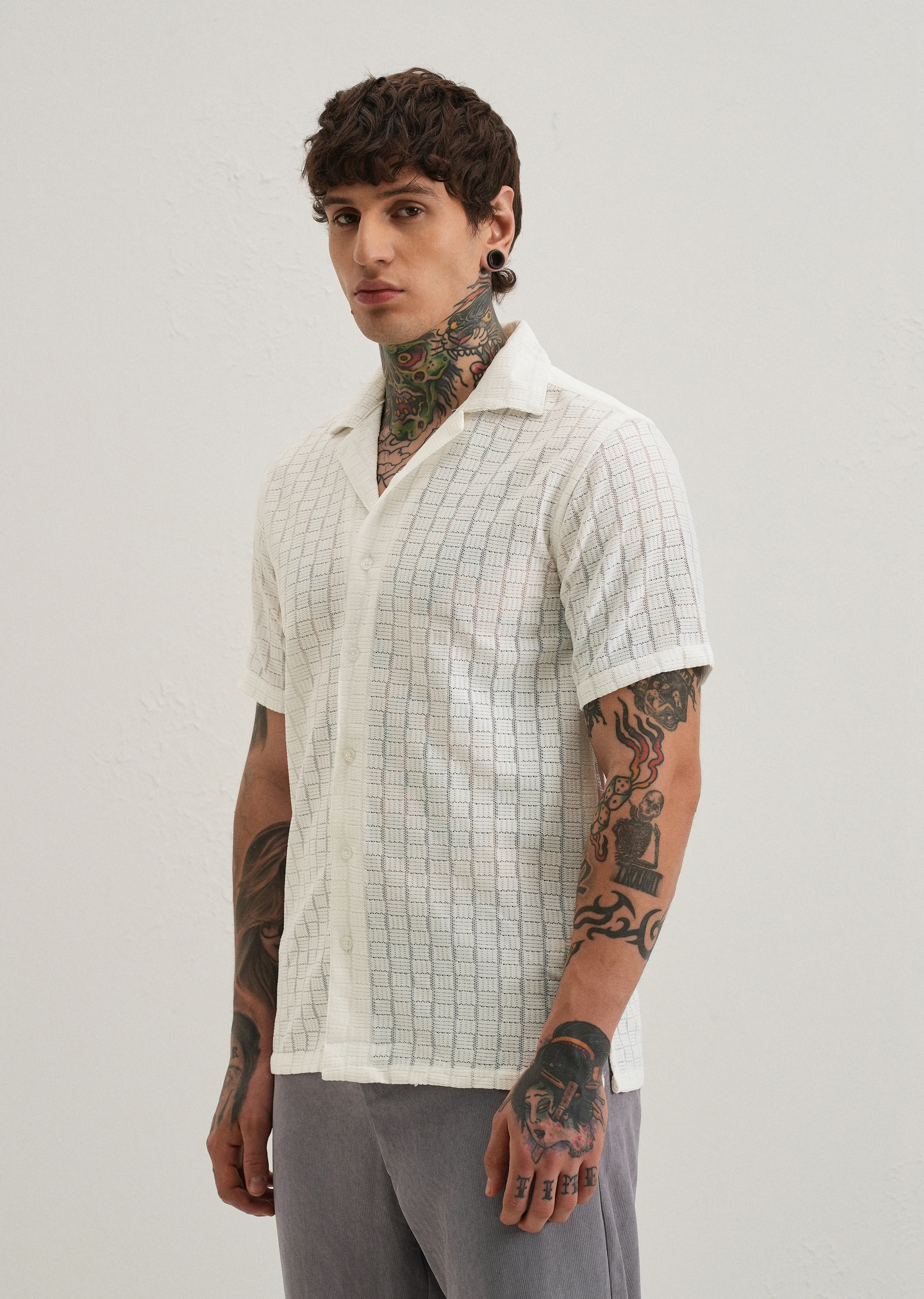 White Crochet Shirt - Image 4