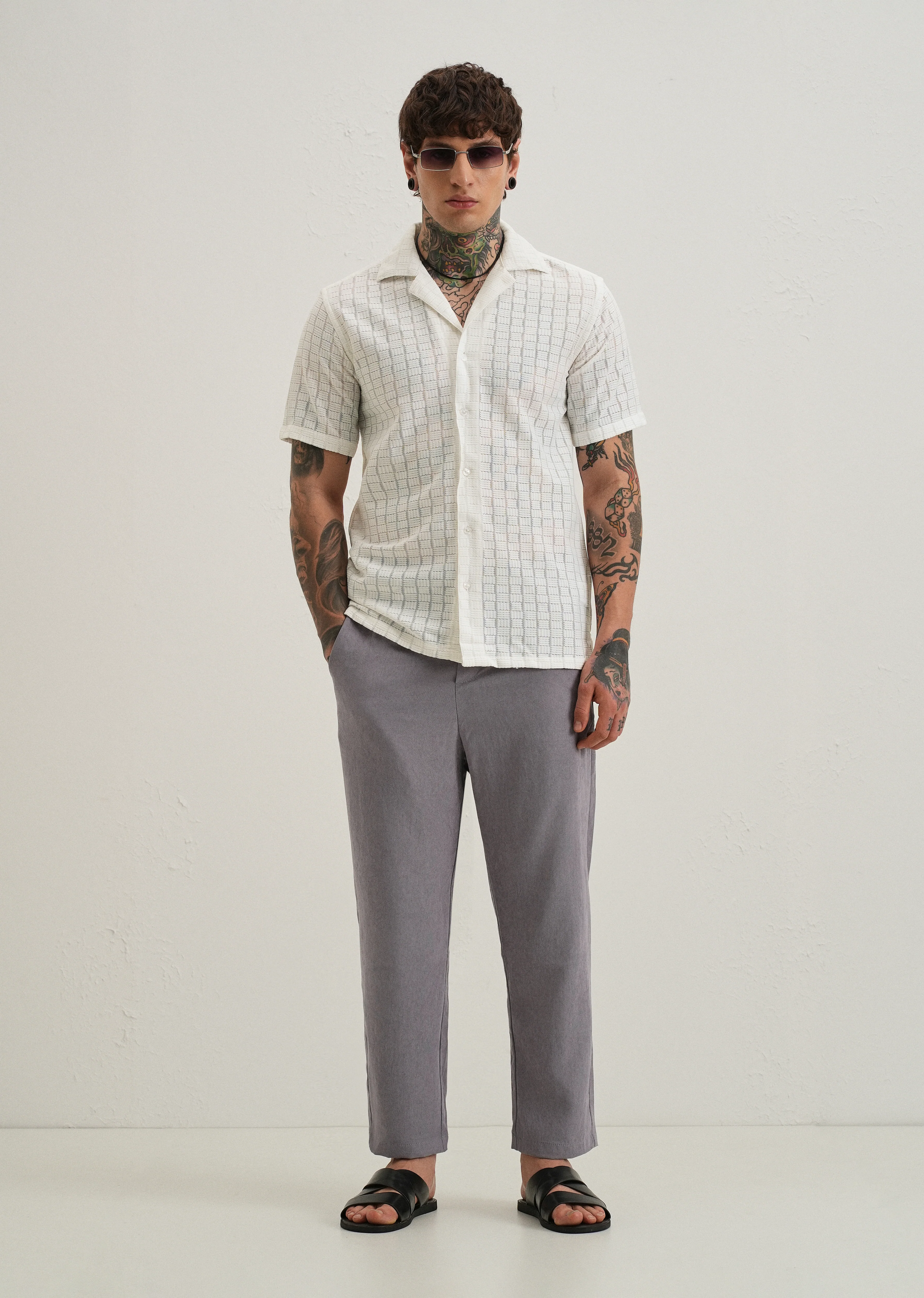 White Crochet Shirt - Image 6