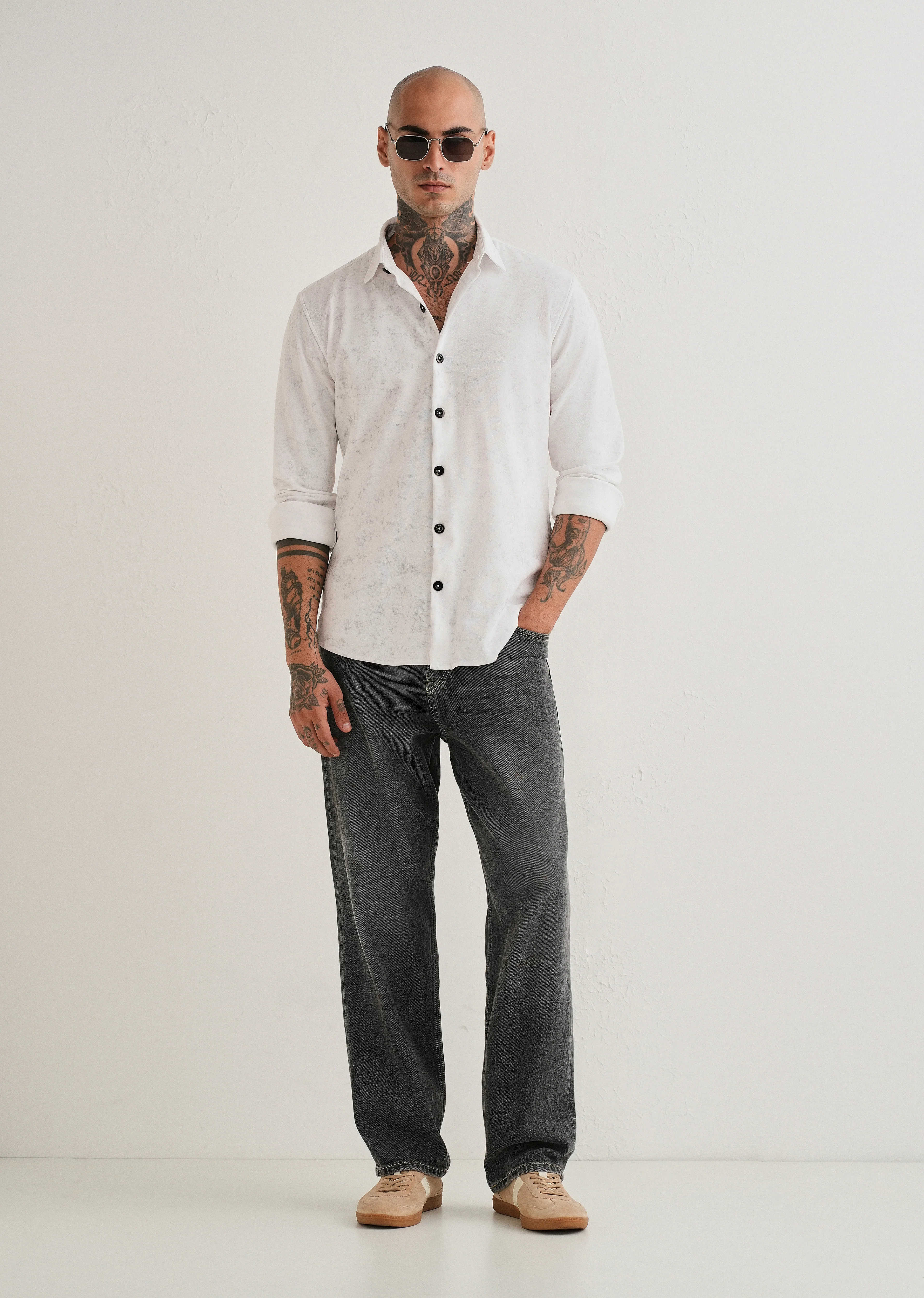 White Knitted Shirt - Image 6