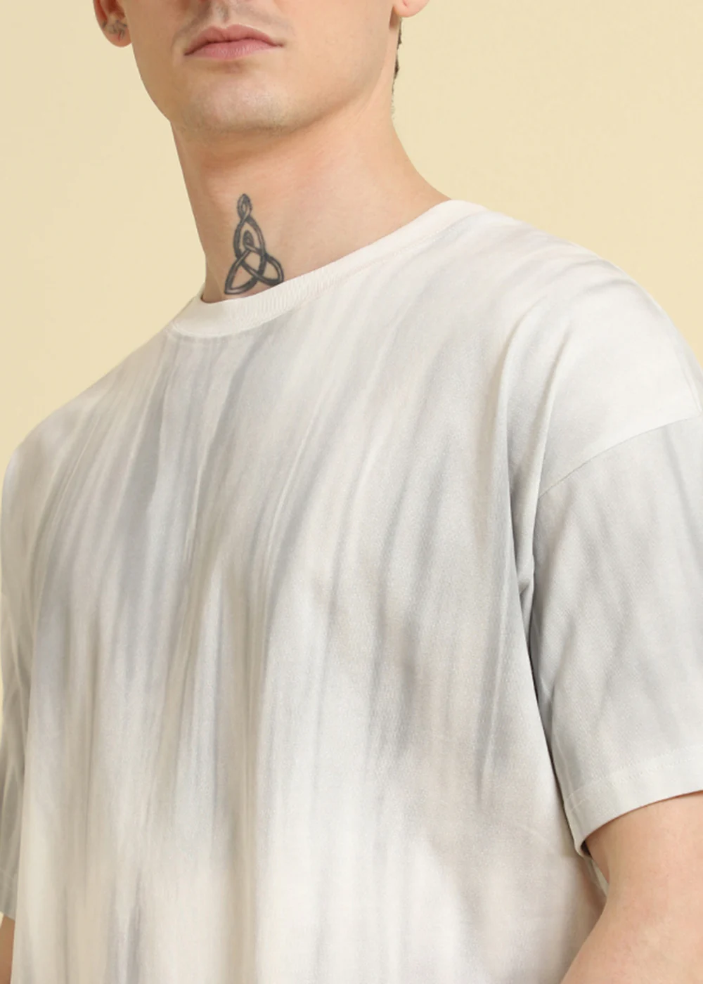 White Gradient Oversized T-shirt - Image 2