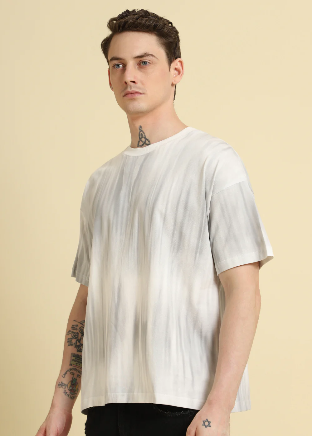 White Gradient Oversized T-shirt - Image 3
