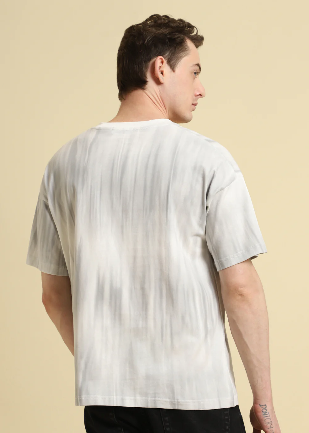 White Gradient Oversized T-shirt - Image 4