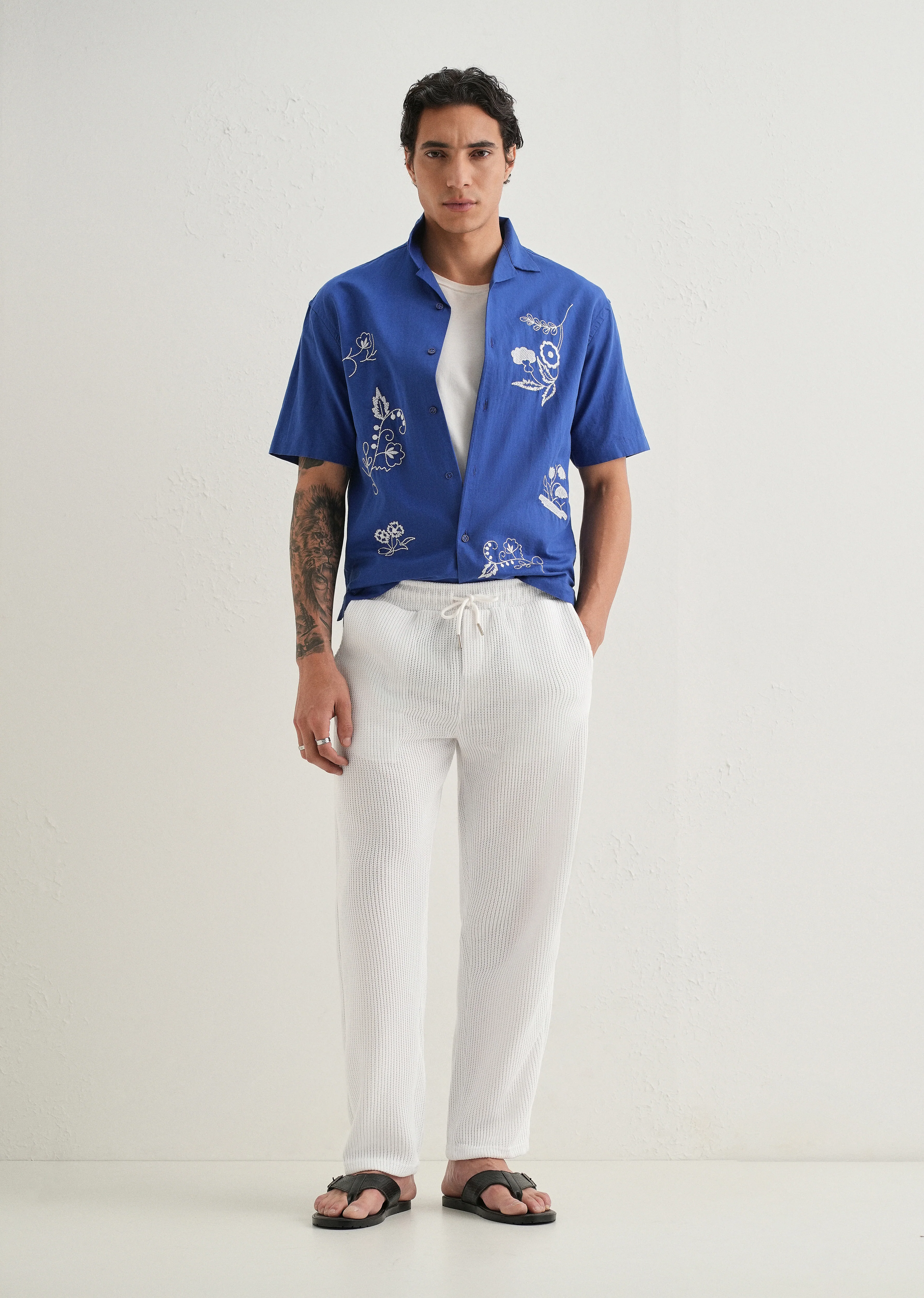 White Knitted Pant - Image 6