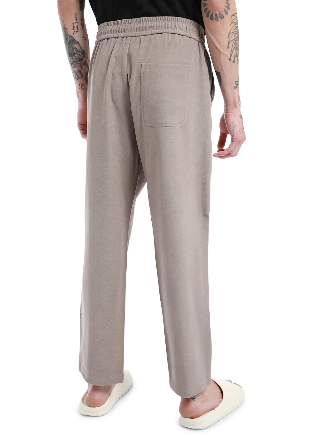 White Sand Thin-Corduroy Trousers - Image 4