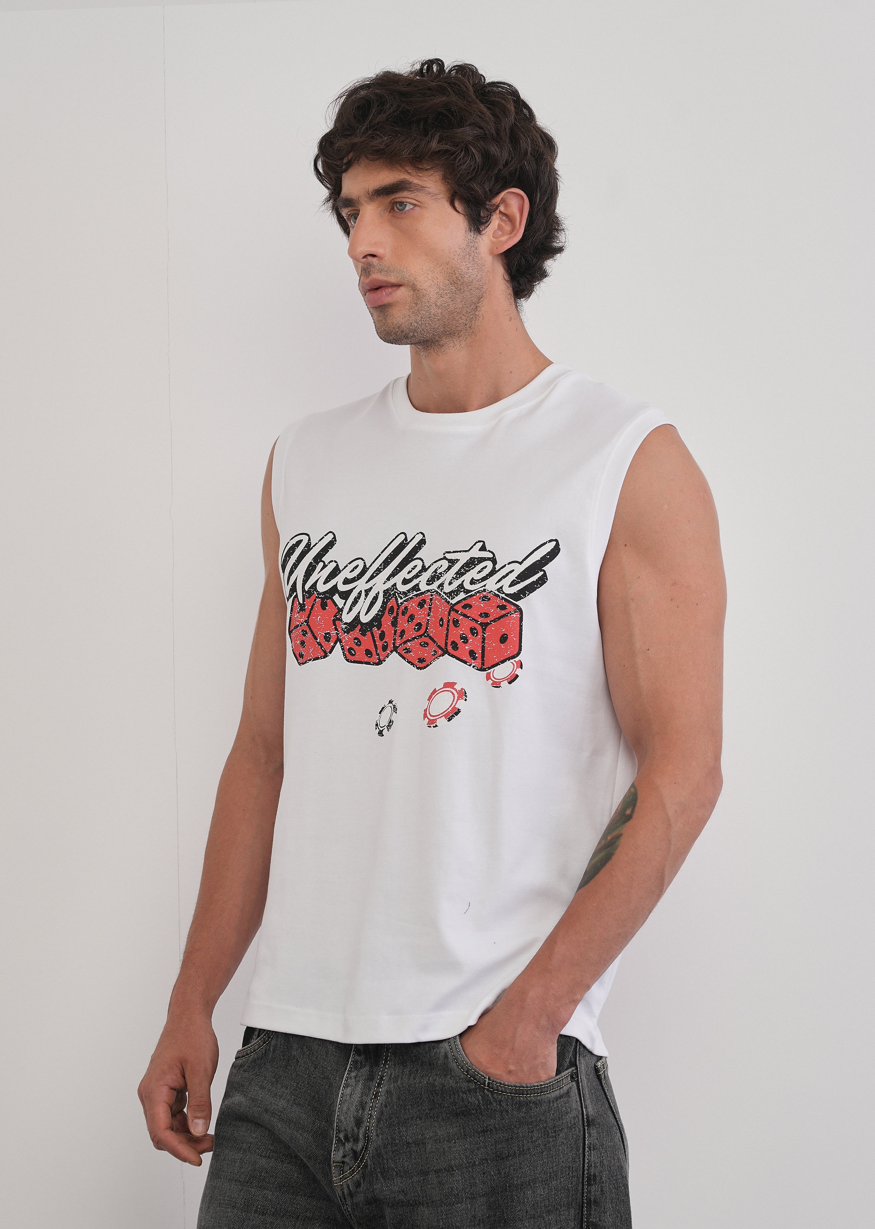 White Uneffected Tank - Image 4