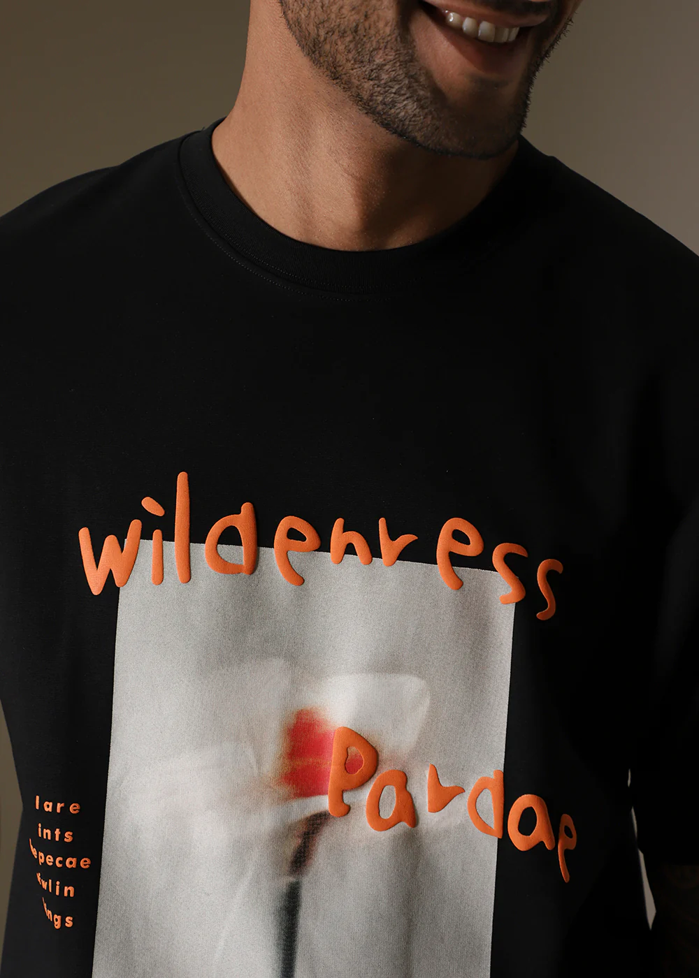 Wild Black Oversized T-shirt - Image 3