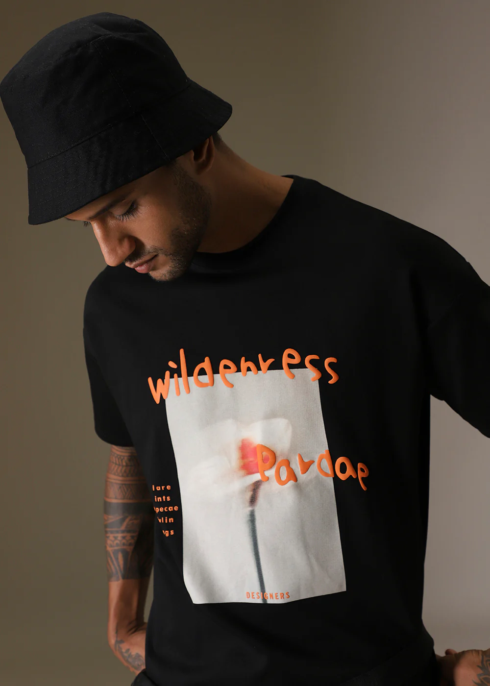 Wild Black Oversized T-shirt - Image 7