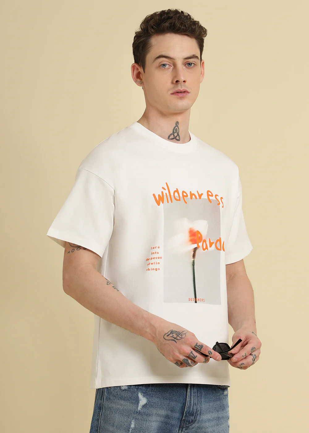 Wild Off White Oversized T-shirt - Image 5