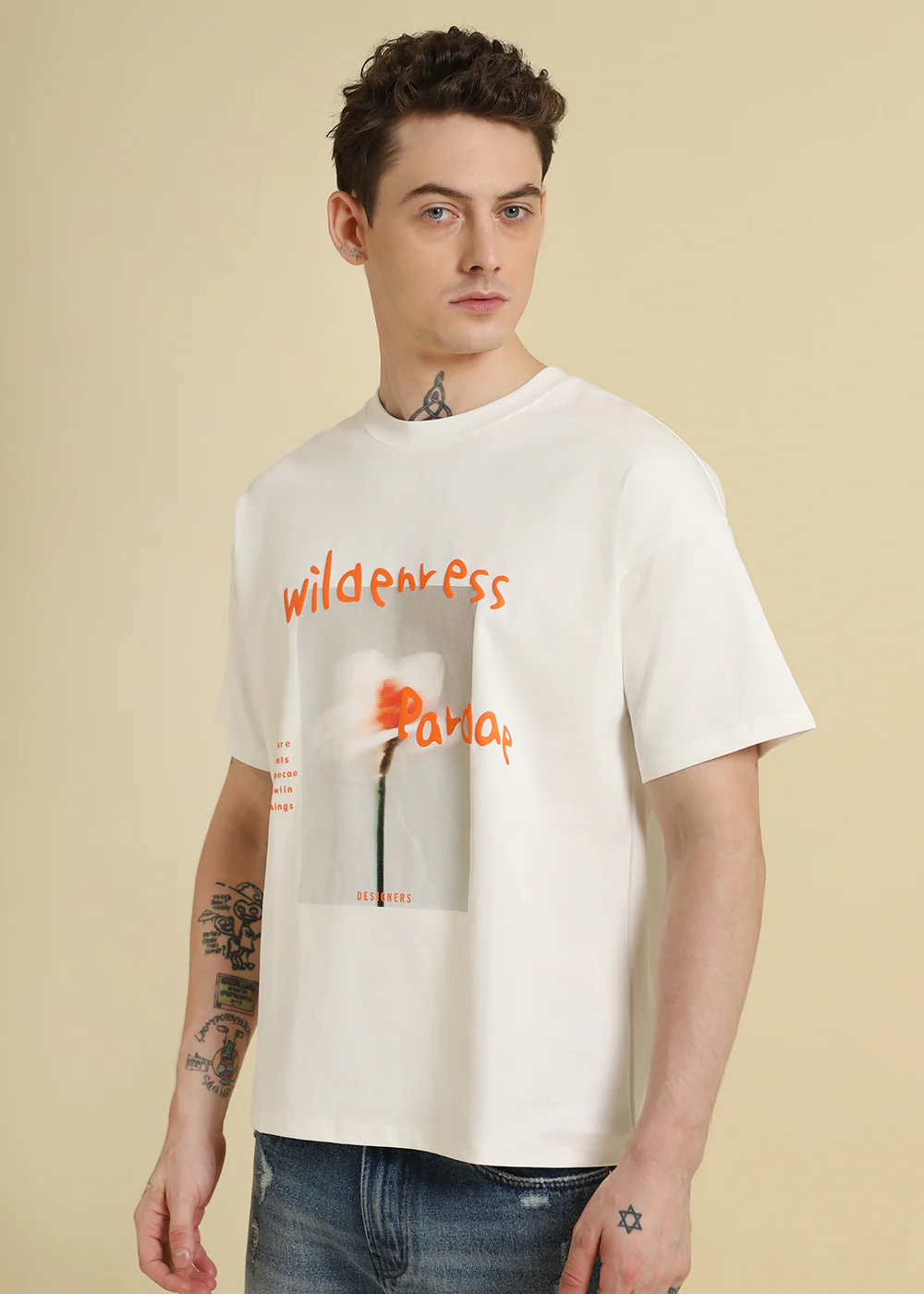 Wild Off White Oversized T-shirt - Image 7
