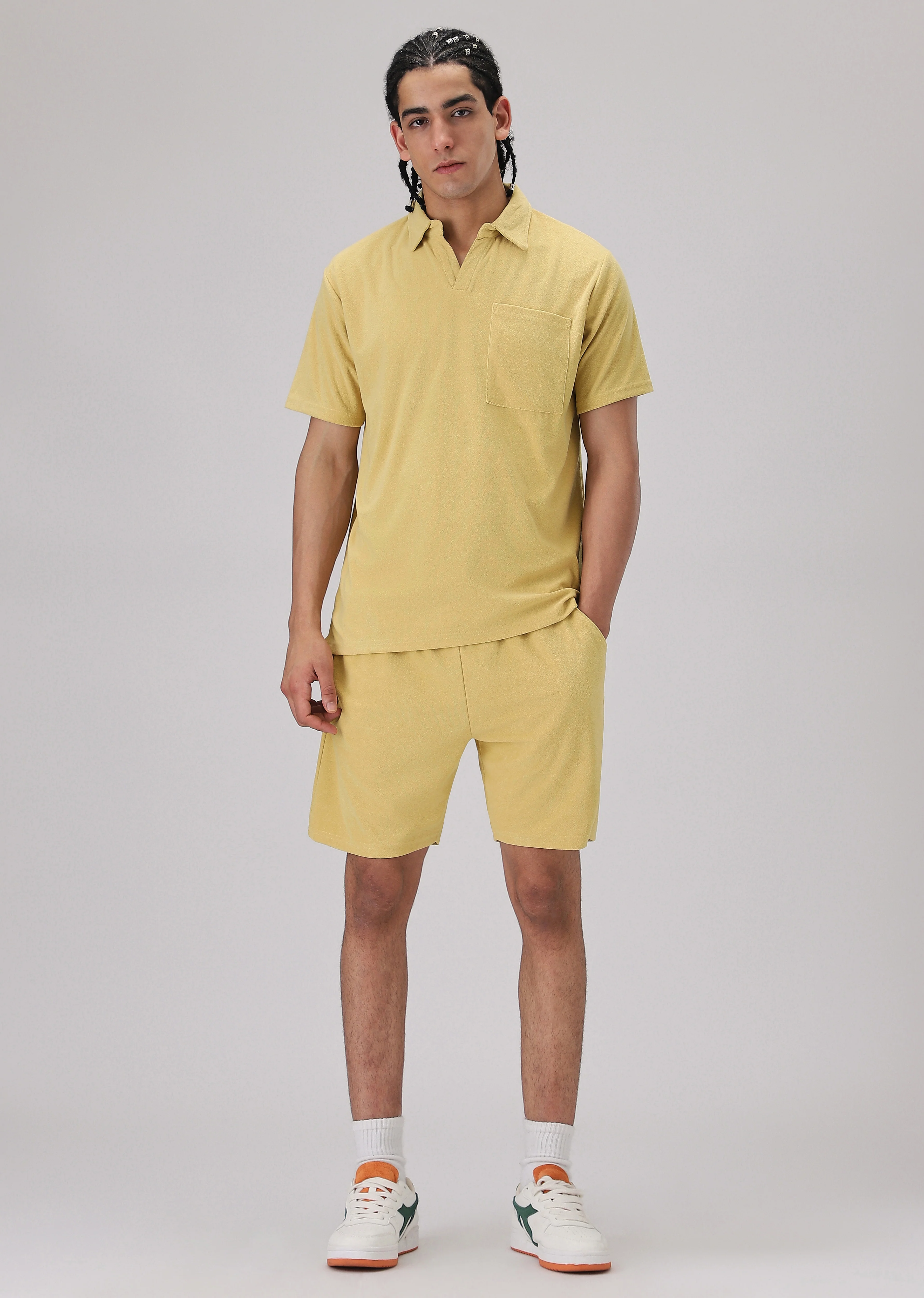 Yellow Knitted Co-ord Set - Image 4