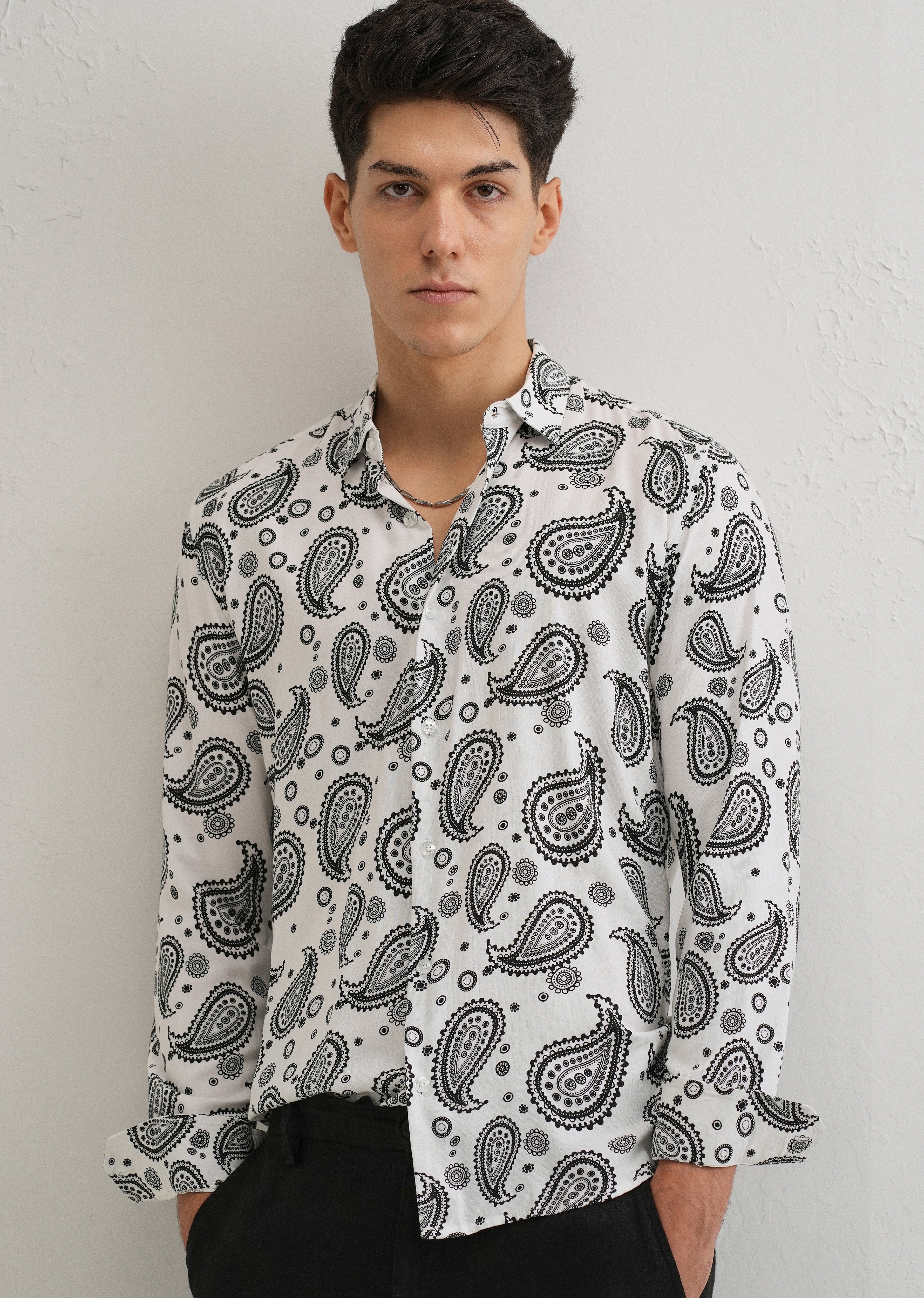 Zubolo Paisley Print Shirt - Image 7